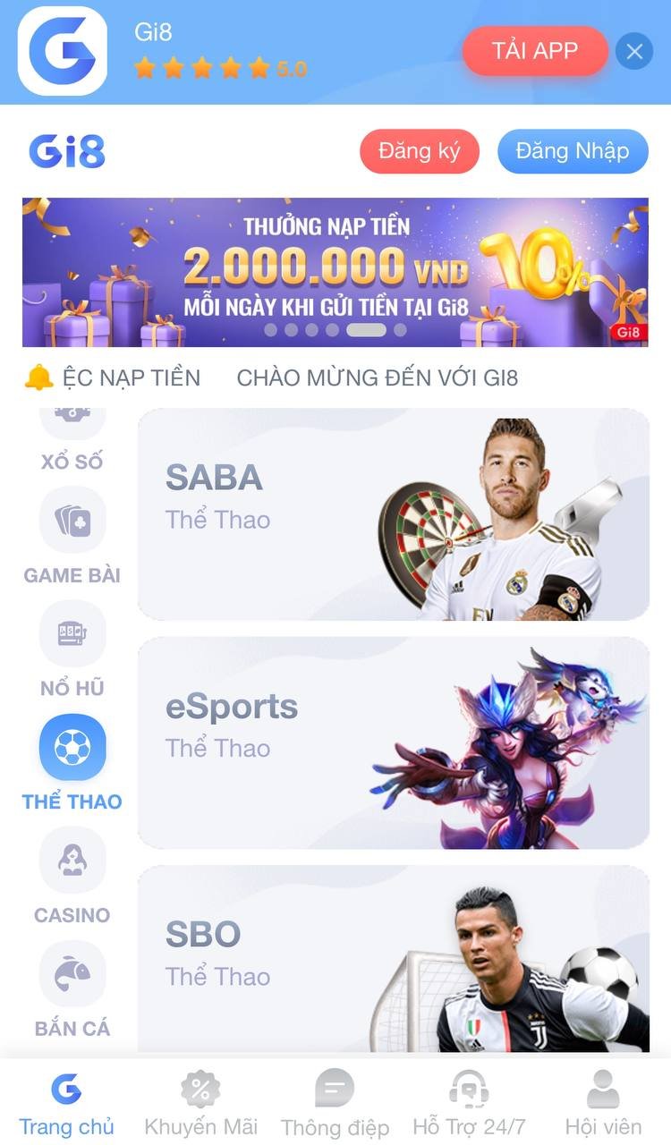 Gi8 - App cá độ bóng đá online uy tín không nên bỏ lỡ