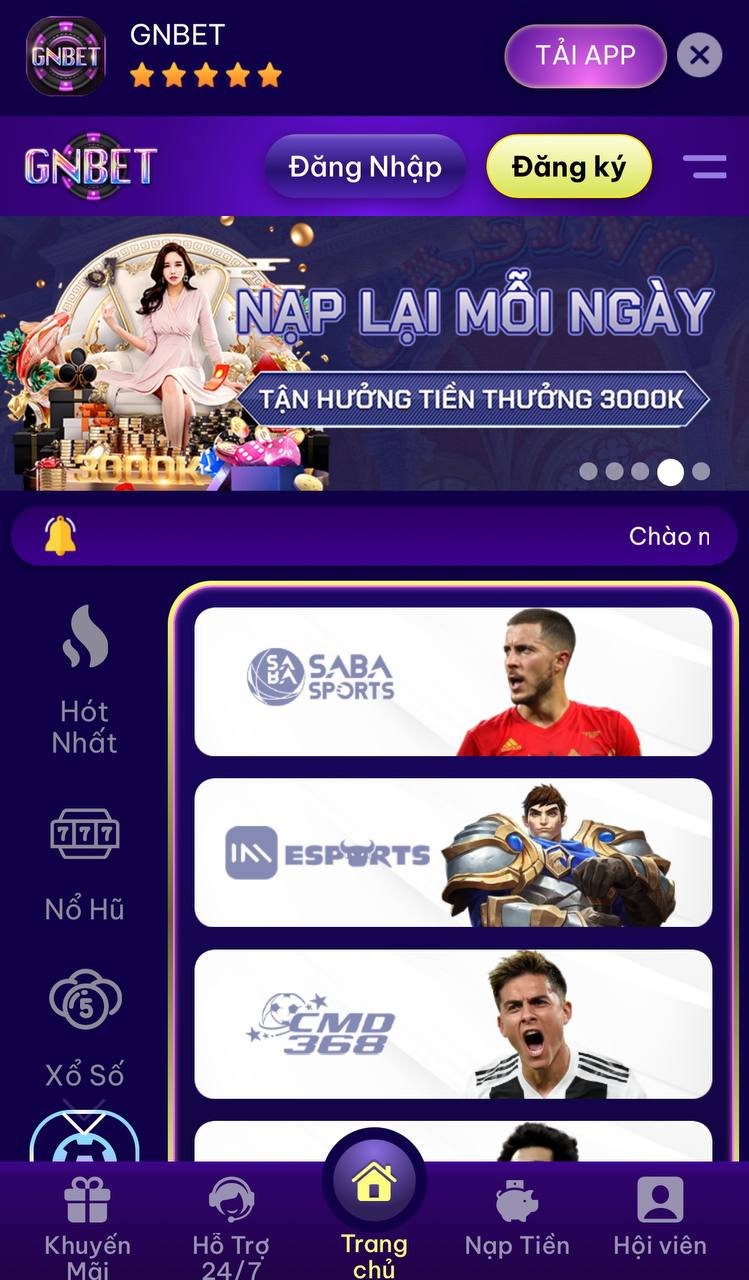 Gnbet - Trang cá cược bóng đá uy tín hàng đầu Châu Á